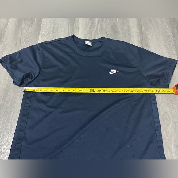 Nike Vintage Sportswear Athletic Jersey Mesh Tee Navy Blue Men’s Size XXL - Picture 6 of 7
